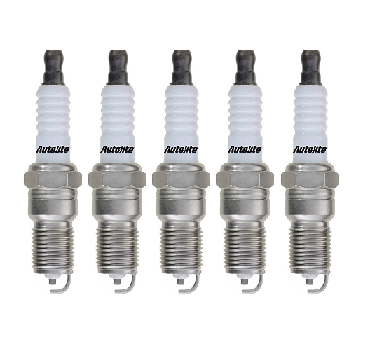 SET OF 5 AUTOLITE SPARK PLUGS TO SUIT AUDI 90 B3 7A 2.3L I5