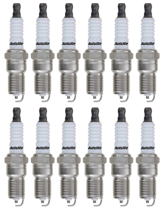 SET OF 12 AUTOLITE SPARK PLUGS TO SUIT MERCEDES BENZ SLK32 AMG R170 M112.960 SUPERCHARGED 3.2L V6