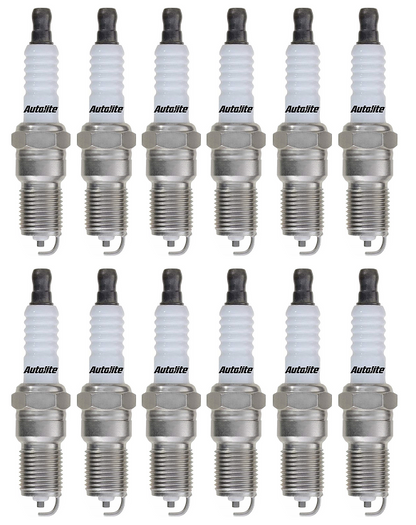 SET OF 12 AUTOLITE SPARK PLUGS TO SUIT MERCEDES BENZ SLK32 AMG R170 M112.960 SUPERCHARGED 3.2L V6