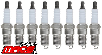 SET OF 8 MACE SPARK PLUGS TO SUIT FORD FALCON AU WINDSOR OHV MPFI 5.0L V8