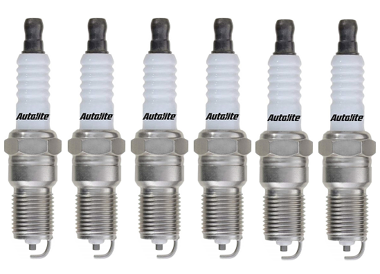 SET OF 6 AUTOLITE SPARK PLUGS TO SUIT HOLDEN CALIBRA YE C25XE 2.5L V6