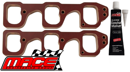 MACE PERFORMANCE MANIFOLD INSULATOR KIT TO SUIT HOLDEN CALAIS VZ VE ALLOYTEC LY7 3.6L V6