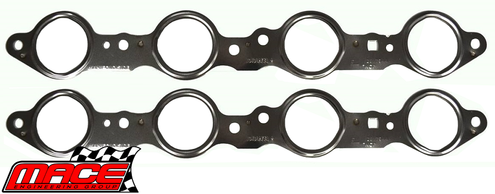 MACE MLS EXHAUST MANIFOLD GASKET SET TO SUIT HOLDEN LS1 L76 L77 L98 LS3 5.7L 6.0L 6.2L V8