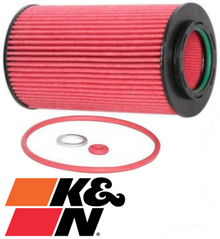 K&N HIGH FLOW CARTRIDGE OIL FILTER TO SUIT JEEP ECD TURBO DIESEL 2.0L I4