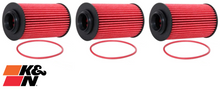 SET OF 3 K&N HIGH FLOW CARTRIDGE OIL FILTERS TO SUIT HOLDEN CALAIS VZ VE VF ALLOYTEC SIDI LY7 LLT LFX 3.6L V6