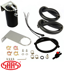 SAAS OIL CATCH CAN KIT TO SUIT TOYOTA LANDCRUISER HDJ80R HDJ81R 1HD-T TURBO DIESEL 4.2L I6