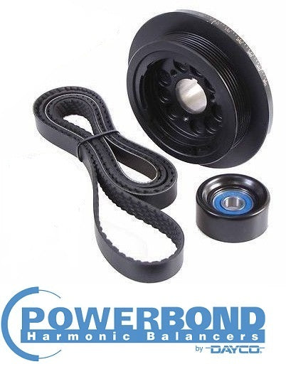 POWERBOND 20% UNDERDRIVE POWER PULLEY KIT FOR HOLDEN COMMODORE VE SIDI LLT 3.6L V6 FROM 09/2010