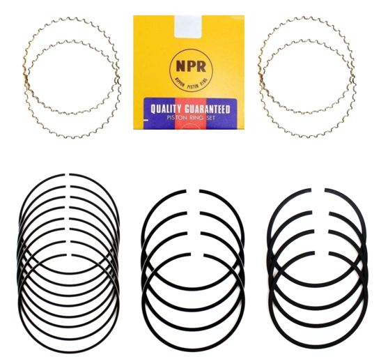 NIPPON CHROME PISTON RING SET TO SUIT TOYOTA 1GRFE 4.0L V6