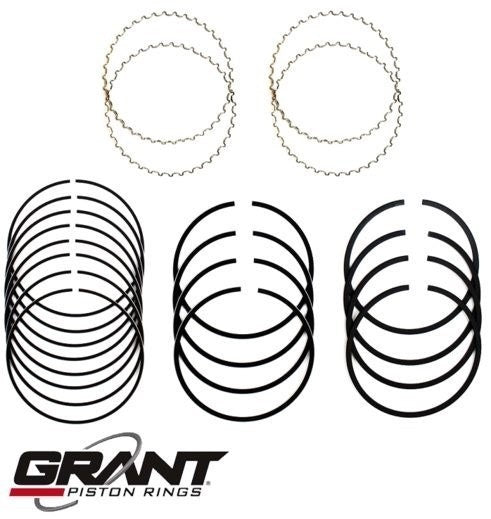 GRANT CAST PISTON RING SET TO SUIT HOLDEN KINGSWOOD HT HG HQ HJ HX HZ WB 253 4.2L V8