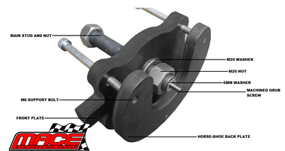 MACE SUPERCHARGER PULLEY REMOVAL AND INSTALLATION TOOL TO SUIT HOLDEN MONARO V2 L67 S/C 3.8L V6