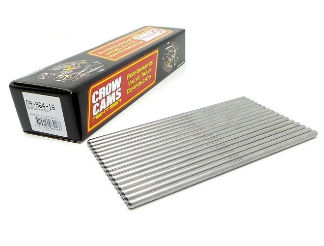 16 X CROW CAMS SUPER DUTY PUSHROD TO SUIT HOLDEN KINGSWOOD HT HG HQ HJ HX HZ WB 253 308 4.2L 5.0 V8