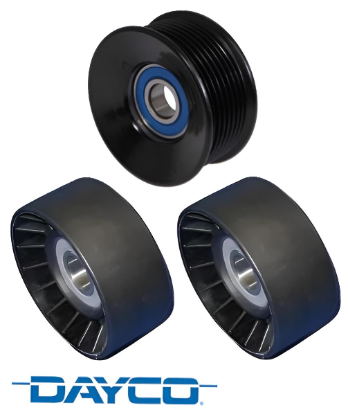 DAYCO 8 RIB IDLER PULLEY CONVERSION KIT TO SUIT HOLDEN STATESMAN VS WH WK L67 SUPERCHARGED 3.8L V6