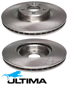 ULTIMA FRONT VENTED DISC BRAKE ROTOR SET TO SUIT FORD KUGA TF JQMA JTMA TPMB 1.6L 2.0L I4 OD 320MM