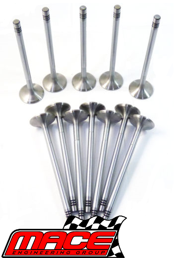 SET OF 12 MACE STAINLESS STEEL INTAKE VALVES TO SUIT HOLDEN SIDI LF1 LFW LLT LFX 3.0L 3.6L V6