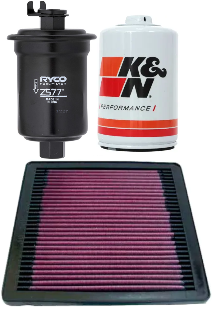 FILTER SERVICE KIT TO SUIT MITSUBISHI TRITON MK 4G64 2.4L I4