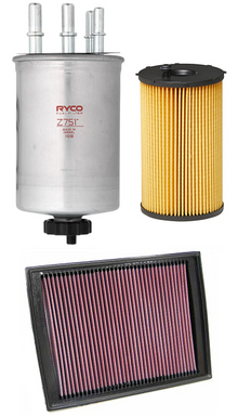 FILTER SERVICE KIT TO SUIT LAND ROVER DISCOVERY 3 L319 276DT TURBO DIESEL 2.7L V6