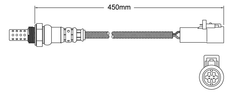PREMIUM PRE CATALYTIC OXYGEN O2 SENSOR FOR FORD FIESTA WS WT HXJB TSJA U5JA HHJE TURBO DIESEL 1.6 I4
