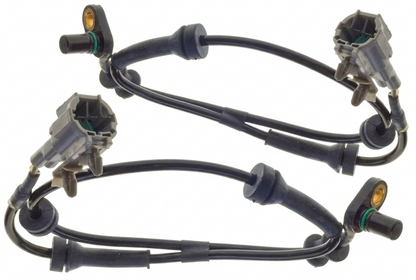 PAIR OF PREMIUM FRONT ABS WHEEL SPEED SENSORS TO SUIT NISSAN NAVARA D40 YD25DDTI TURBO DIESEL 2.5L I4 SUITS 4WD ONLY