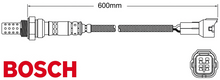 BOSCH POST CATALYTIC OXYGEN O2 SENSOR TO SUIT SUZUKI SWIFT EZ HT51S ZC11S ZD11S ZD21S HT81S ZC31S M13A M15A M16A 1.3L 1.5L 1.6L I4