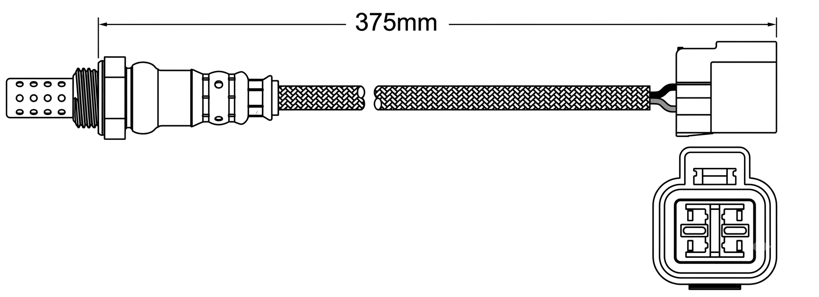 PREMIUM POST CATALYTIC OXYGEN O2 SENSOR TO SUIT HYUNDAI ELANTRA HD XD G4GC 2.0L I4