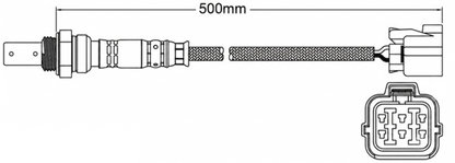 PREMIUM PRE CATALYTIC OXYGEN O2 SENSOR TO SUIT SUBARU IMPREZA GD G11 G3 G12 EJ204 2.0L F4 SUITS MY06-MY07
