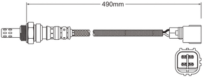 PREMIUM POST CATALYTIC OXYGEN O2 SENSOR TO SUIT TOYOTA HILUX TGN121R 2TR-FE 2.7L I4