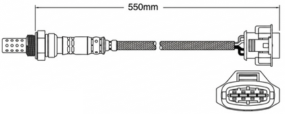PREMIUM PRE CATALYTIC OXYGEN O2 SENSOR TO SUIT HOLDEN CRUZE JG JH F18D4 1.8L I4