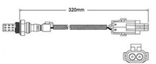 2 X PREMIUM 2 WIRE PRE CATALYTIC OXYGEN O2 SENSORS TO SUIT HOLDEN CREWMAN VY ECOTEC L36 3.8L V6