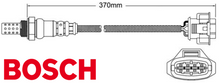 PAIR OF BOSCH POST CATALYTIC OXYGEN O2 SENSORS FOR HOLDEN CALAIS VZ VE ALLOYTEC SIDI LY7 LLT 3.6L V6