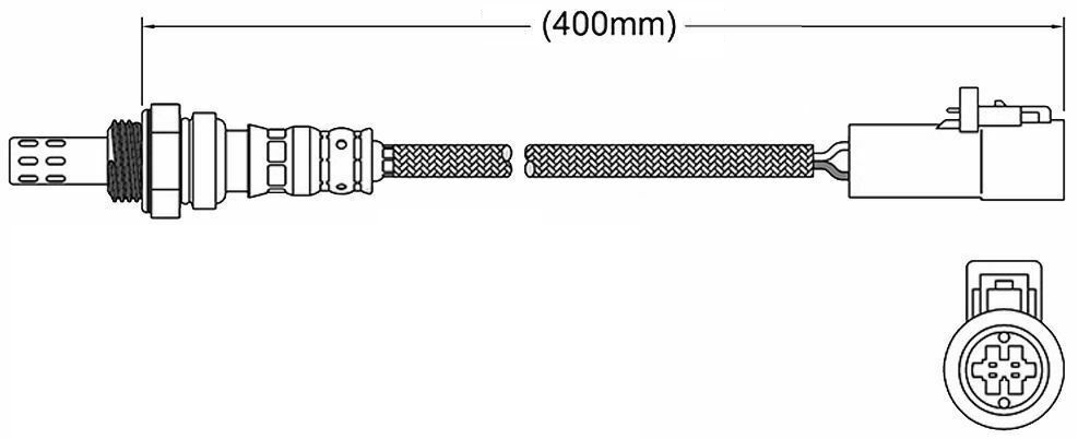 PREMIUM PRE CATALYTIC OXYGEN O2 SENSOR TO SUIT FORD FALCON BA BF FG X BARRA 325T E-GAS ECOLPI 4.0 I6