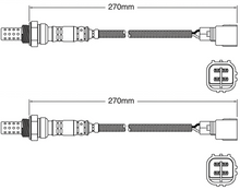 2 X PREMIUM POST CATALYTIC OXYGEN O2 SENSOR TO SUIT TOYOTA LANDCRUISER GRJ121R 1GR-FE 4.0L V6