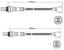 2 X PREMIUM POST CATALYTIC OXYGEN O2 SENSOR TO SUIT TOYOTA LANDCRUISER GRJ150R GRJ151R 1GR-FE 4.0L V6