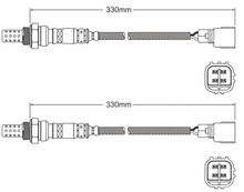 PAIR OF PREMIUM PRE CATALYTIC OXYGEN O2 SENSORS TO SUIT TOYOTA HILUX GGN15R GGN25R 1GR-FE 4.0L V6 TILL 11/2008 AUTOMATIC TRANSMISSION