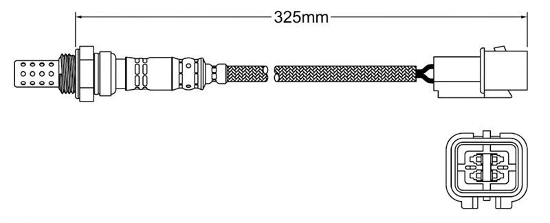 PREMIUM POST CATALYTIC OXYGEN O2 SENSOR TO SUIT MITSUBISHI TRITON ML 6G74 3.5L V6