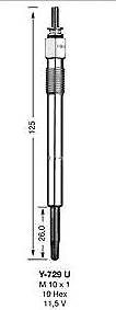 SET OF 4 NGK GLOW PLUGS TO SUIT LAND ROVER 11L 12L 16L 18L 20L TURBO DIESEL 2.5L I4