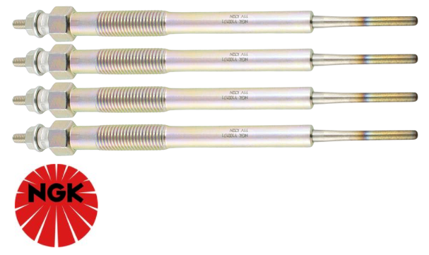 SET OF 4 NGK GLOW PLUGS TO SUIT HOLDEN 4JJ1-TC 4JJ1-TCX TURBO DIESEL 3 ...