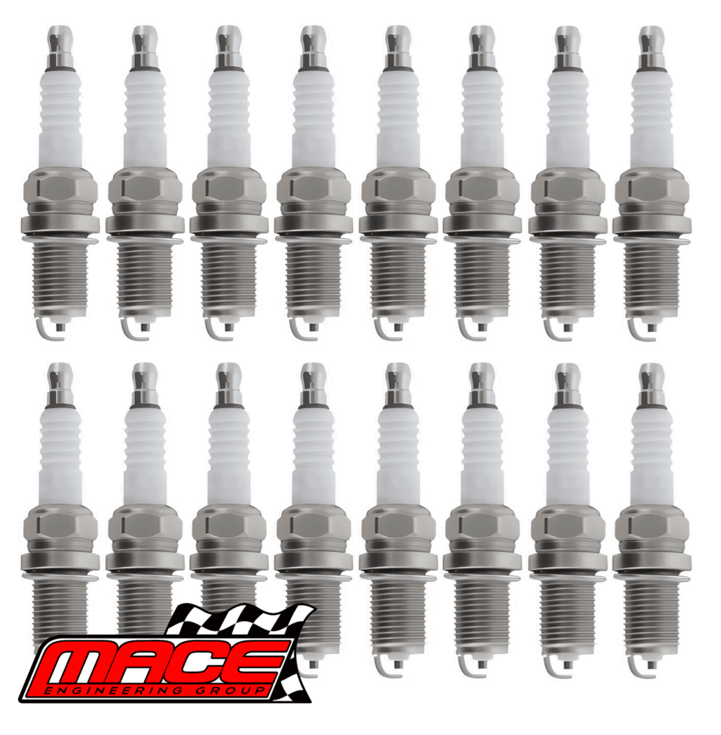 SET OF 16 MACE SPARK PLUGS TO SUIT MERCEDES BENZ E55 AMG W211 S211 M11 ...