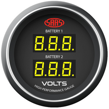 SAAS DUAL DIGITAL VOLT 8V-18V 52MM GAUGE