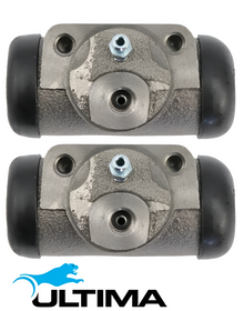 PAIR OF ULTIMA REAR WHEEL CYLINDERS TO SUIT FORD 188 200 221 250 OHV CARB 3.1 3.3L 3.6L 4.1L I6