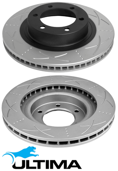 ULTIMA FRONT DISC BRAKE ROTOR SET TO SUIT TOYOTA 1GR-FE 4.0L V6