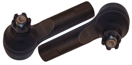 PAIR OF OUTER TIE ROD ENDS TO SUIT NISSAN KA24E KA24DE QR25DE TD27T TD27TI YD25DDT 2.4L 2.5L 2.7L I4