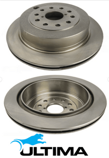 ULTIMA REAR VENTED DISC BRAKE ROTOR SET TO SUIT SUBARU TRIBECA W10 EZ30D EZ36D 3.0L 3.6L F6