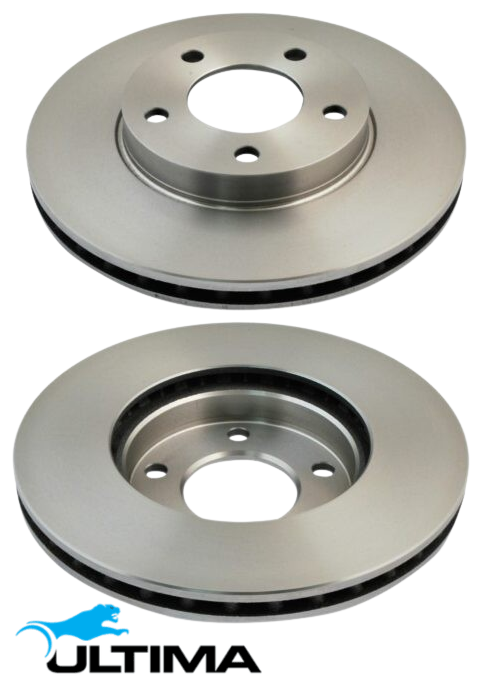 ULTIMA FRONT VENTED DISC BRAKE ROTOR SET TO SUIT MAZDA TRIBUTE CU EP YU YF 2.0L I4 4WD ONLY