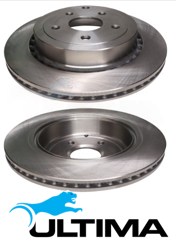 ULTIMA REAR DISC BRAKE ROTOR SET TO SUIT HOLDEN L76 L77 L98 LS3 6.0L 6.2L V8