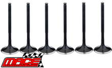 SET OF 6 MACE STAINLESS STEEL EXHAUST VALVES TO SUIT HOLDEN MONARO V2 L67 SUPERCHARGED 3.8L V6