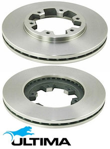 ULTIMA FRONT VENTED DISC BRAKE ROTOR SET TO SUIT NISSAN VG30I VG30E 3.0L V6