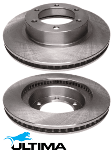 ULTIMA FRONT DISC BRAKE ROTOR SET TO SUIT TOYOTA 1GR-FE 4.0L V6