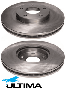 ULTIMA FRONT DISC BRAKE ROTOR SET TO SUIT NISSAN X-TRAIL M9R MR20DE QR25DE 2.0L 2.5L I4