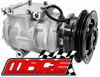 MACE AIR CONDITIONING AC COMPRESSOR TO SUIT TOYOTA LANDCRUISER HZJ80R HZJ105R HDJ80R HDJ100R 1HZ 1HD-T 1HD-FT 1HD-FTE TURBO DIESEL 4.2L I6