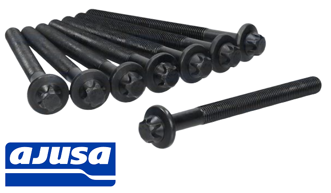 AJUSA CYLINDER HEAD BOLT SET TO SUIT NISSAN NAVARA D40 V9X TURBO DIESEL 3.0L V6